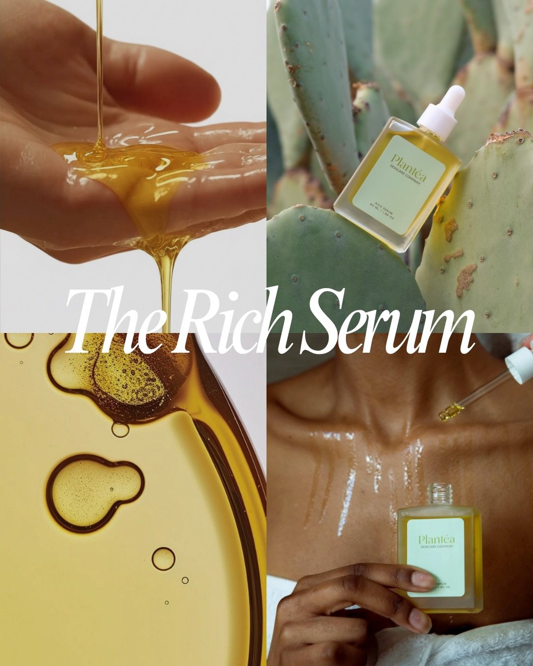 Meet the Rich Serum 🌿✨ Our fast-absorbing, non-sticky face oil is designed to deeply hydrate, nourish, and restore the skin without feeling heavy. Formulated with skin-loving botanicals like jojoba and calendula, it helps improve moisture levels, r